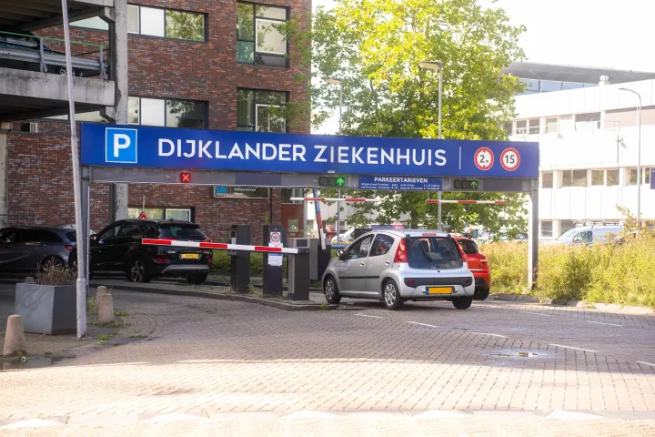 Inrit parkeergarage Dijklander Ziekenhuis in Hoorn